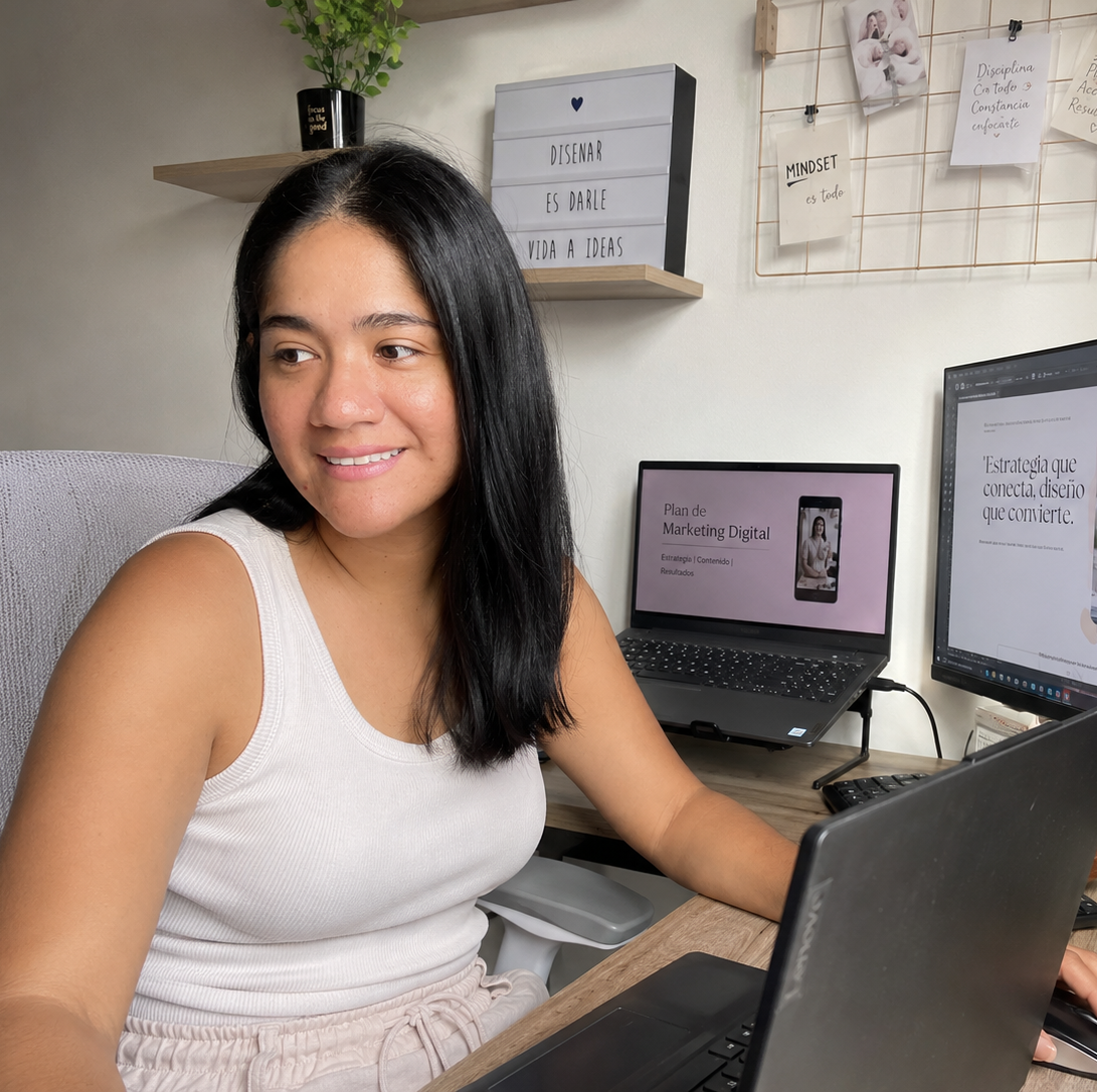 Trabajando en casa